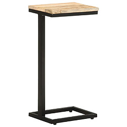 vidaXL Tables d'appoint 2 pcs 31,5x24,5x64,5 cm Bois de manguier brut