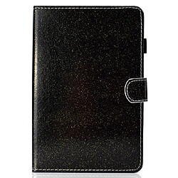 Wewoo Housse Étui Coque Pour iPad Mini 1/2/3/4/5 à rabat horizontal en cuir avec poudre de scintillement support et fente carte noir