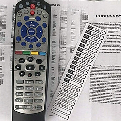 Acheter GUPBOO Télécommande Universelle de Rechange pour plat-réseau plat 20.1 tv télécommande dvd magnéto