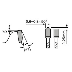 Avis Lame pour scie circulaire Ext 31,5mm Z.96 HLTCG Percage 30mm Larg coupe.2,8mm HM BOSCH