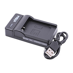 vhbw chargeur Micro USB avec câble pour caméra Canon Digital Ixus 55, 60, 65, 70, 75, 80 is, 800 IS, Ixus 82, 850 IS, 860is, 870 IS, 900 TI, 90is.