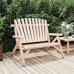 Maison Chic Banc de jardin à 2 places | Banquette de jardin | Chaise Relax 119x85x98 cm bois massif d'épicéa -MN72119