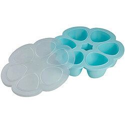 Beaba Bac de congélateur multi-portions Silicone 6 x 150 ml Bleu