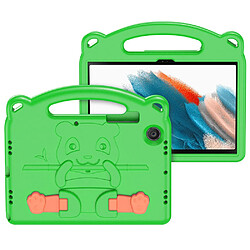 Coque en TPU DUX DUCIS style panda dessin animé eva avec béquille vert pour votre Samsung Galaxy Tab A8 10.5 (2021)