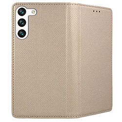 Acheter Htdmobiles Housse pour Samsung Galaxy S24 Plus 5G - etui coque pochette portefeuille + film ecran - OR MAGNET