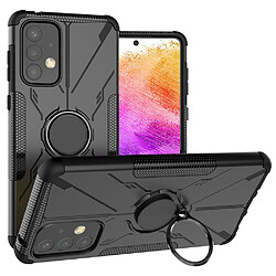 Coque en TPU anti-chocs avec béquille pour votre Samsung Galaxy A73 5G - noir