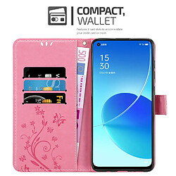 Cadorabo Coque Oppo Reno6 5G Etui en Rose