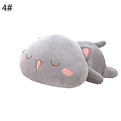 Universal 50 cm de chat allongé jouet en peluche mignonne en peluche noire en peluche noire caricature de dessin animé