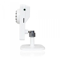 Totalcadeau Caméra IP WiFi VGA Ir P2P mSD - Camera de surveillance mode Jour et Nuit connectivité Avec fil et sans fil pas cher