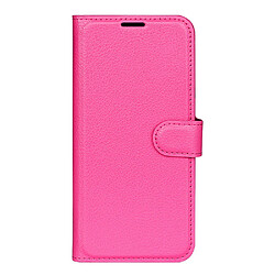 Etui en PU texture litchi, rose pour votre Google Pixel 7