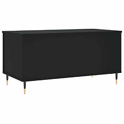 Maison Chic Tabls basse,Table Console pour salon Noir 90x44,5x45 cm Bois d'ingénierie -MN26246 pas cher