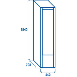 COOLHEAD Armoire à Boisson Réfrigérée Verticale - 300 Litres - Cool Head