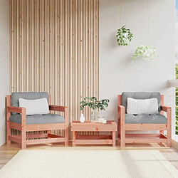 Maison Chic Lot de 2 Chaises de jardin,Fauteuil d'extérieur cm bois massif douglas -MN97491