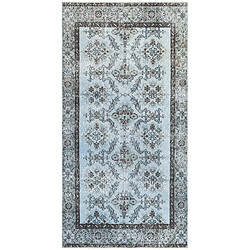 Vidal Tapis de laine 211x107 Bleu Ultra Vintage