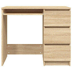 Acheter vidaXL Bureau Chêne sonoma 90x45x76 cm Bois d’ingénierie