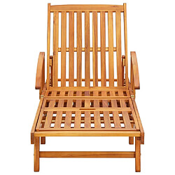 Avis Maison Chic Lot de 2 Chaises longues avec coussins | Transat Bain de soleil Bois d'acacia solide -GKD29640