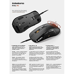 Avis Universal Souris de jeu 16 000 souris d'éclairage haptique CPI