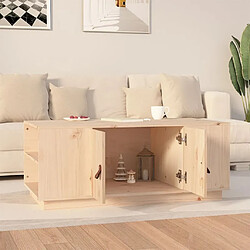 Avis Maison Chic Table basse,Table Console Table d'appoint, Table pour salon 100x50x41 cm Bois massif de pin -MN68003