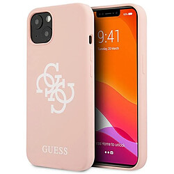 Guess Maroquinerie guess guhcp13sls4gwpi iphone 13 mini 5,4" rózowy/rose hard coque silicone 4g logo