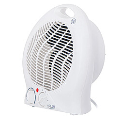 Avis Radiateur et Ventilateur Soufflant, Portable, Air Chaud / Froid, Thermostat, 2000, Blanc, Adler, AD 7728