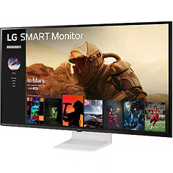 Moniteur intelligent LG 42,5" LED IPS UHD 4K HDR 10 - WebOS, HDMI, USB-C - Haut-parleurs - VESA 100x100