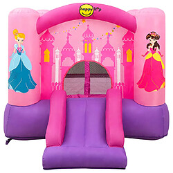 Happy Hop Château gonflable avec toboggan 300x225x175 cm PVC