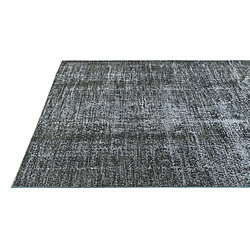 Vidal Tapis de laine 254x152 noir Ultra Vintage pas cher