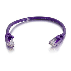 Cables To Go C2G 3m Cat6 550MHz Snagless Patch Cable câble de réseau U/UTP (UTP) Violet