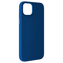 Avizar Coque pour iPhone 15 Plus Semi-rigide Soft-touch Fast Cover Bleu