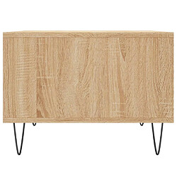 Acheter vidaXL Table basse Chêne sonoma 60x50x36,5 cm Bois d'ingénierie