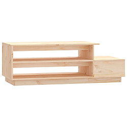 Maison Chic Table basse,Table Console Table d'appoint, Table pour salon 120x50x40,5 cm Bois massif de pin -MN83032