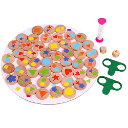 Éducatifs En Bois Jouet Parent-enfant Interactive Jeu Trouver Forme Puzzle Jouets pour Bébé Tout-petits Enfants Garçons Filles