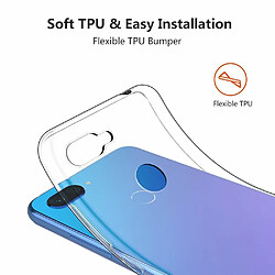 CABLING® Coque Gel TPU Transparent pour Xiaomi Mi 8 Lite - Mi8 Lite (6.26"") Étui en Silicone Souple Ultra Mince Housse pour Téléphone Portable