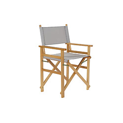 Pegane Lot 4 chaises jardin en bois pliante gris - Largeur 56 x Hauteur 87 x Profondeur 48 cm