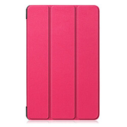 Etui en PU triple pli avec support rose pour votre Samsung Galaxy TAB A 10.1 2019 SM-T510/SM-T515