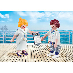 Playmobil® PLAYMOBIL Ensemble de construction d'officiers de bateau de croisière