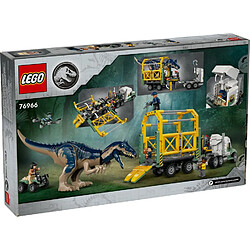 LEGO 76966 Missions dinosaures : le camion de transport de l?allosaure