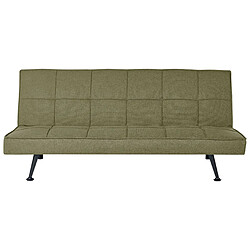 Beliani Canapé-lit HASLE Vert olive