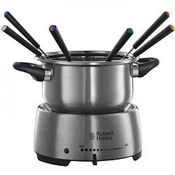 Acheter Fondue Electrique Russell Hobbs 22560-56 Fiesta 1200W pour 6 Personnes, Inox Compatible Lave Vaisselles