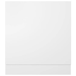 Avis vidaXL Panneau de lave-vaisselle Blanc 59,5x3x67 cm Aggloméré