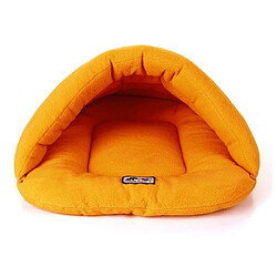 Wewoo Panier pour chien Coussin Chausson Chaud Épais Épaissir Chiens Animaux Chat Chats Maison Taille: M, 48 × 58 × 26cm (Orange)