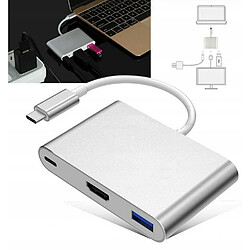 Acheter GUPBOO Adaptateur 3 en 1 Hub USB-C HDMI 4K MacBook,JL62