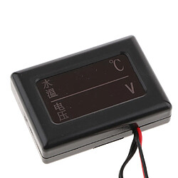 dc12v-24v voiture lcd numérique voltmètre eau jauge de température mètre avec capteur 10mm