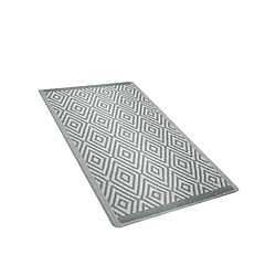 Beliani Tapis extérieur vert clair 90 x 150 cm SIKAR