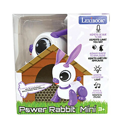 Avis Lexibook Power Rabbit Mini - Robot lapin avec effets lumineux et sonores, contrôle par claquement de main, répétition