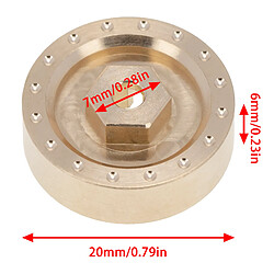 Avis Interne Roue Contrepoids pour Axial 1/24 Échelle AXI00001 RC sur Chenilles Pièces D'équipement Lourd