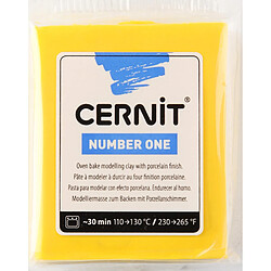 Pâte Cernit n°1 56 g Jaune (700) - Cernit