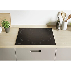 Table de cuisson vitrocéramique 4 feux 6500w noir - cc64ch - CANDY