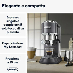 Avis DeLonghi Coffeemachine Dedica Arte EC885 GY DelonghiGY Delonghi GY grey (EC885.GY)