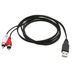 USB A Male Plug To RCA Femelle pas cher